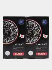 Презервативы Lavest Black, с ароматом колы, черные, 30 штук