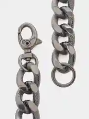 Серебряный цепочка золотая / серебряная "Красиво жить" 45 см