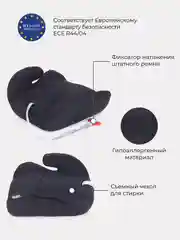 Черный автокресло RANT LB781 "Point5" Active Line группа 2-3 (15-36 кг)