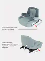 Зеленый автокресло RANT AY313 "TURBO" Isofix Active Line группа 3 (22-36 кг)