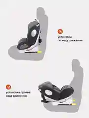 Серый автокресло RANT basic YC06 "Twist" isofix группа 0+-1-2-3 (0-36 кг)
