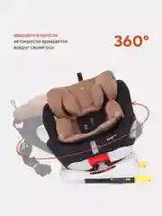 Бежевый автокресло RANT basic YC06 "Twist" isofix группа 0+-1-2-3 (0-36 кг)