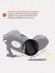 Серый автокресло RANT basic YC06 "Twist" isofix группа 0+-1-2-3 (0-36 кг)