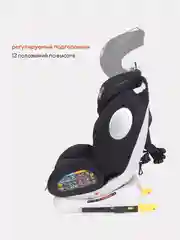 Черный автокресло RANT basic YC06 "Twist" isofix группа 0+-1-2-3 (0-36 кг)