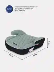 Зеленый автокресло MOWBaby BOOST 1034 группа 2-3 (15-36кг)