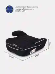 Черный автокресло MOWBaby BOOST 1034 группа 2-3 (15-36кг)