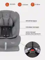 Серый автокресло RANT basic ZY26 "Unity" группа 0+-1-2-3 (0-36 кг)