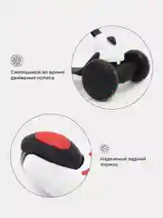 Белый беговел-самокат Rant Rider со светящимися колесами RB100 от 1 года