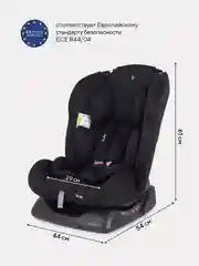 Черный автокресло RANT basic ZY19 "Rally" группа 0+-1-2 (0-25 кг)
