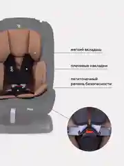 Бежевый автокресло RANT basic ZY19 "Rally" группа 0+-1-2 (0-25 кг)