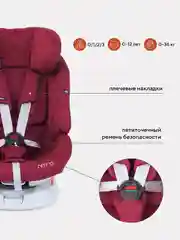 Красный автокресло RANT UB619 "NITRO" isofix группа 0+-1-2-3  (0-36 кг)