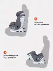 Серый автокресло RANT UB619 "NITRO" isofix группа 0+-1-2-3  (0-36 кг)