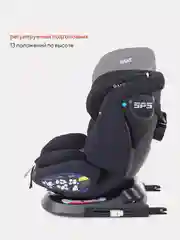 Черный автокресло RANT UB619 "NITRO" isofix группа 0+-1-2-3  (0-36 кг)
