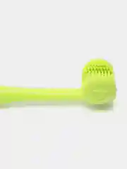 Розовый детская трехсторонняя зубная щетка 3D