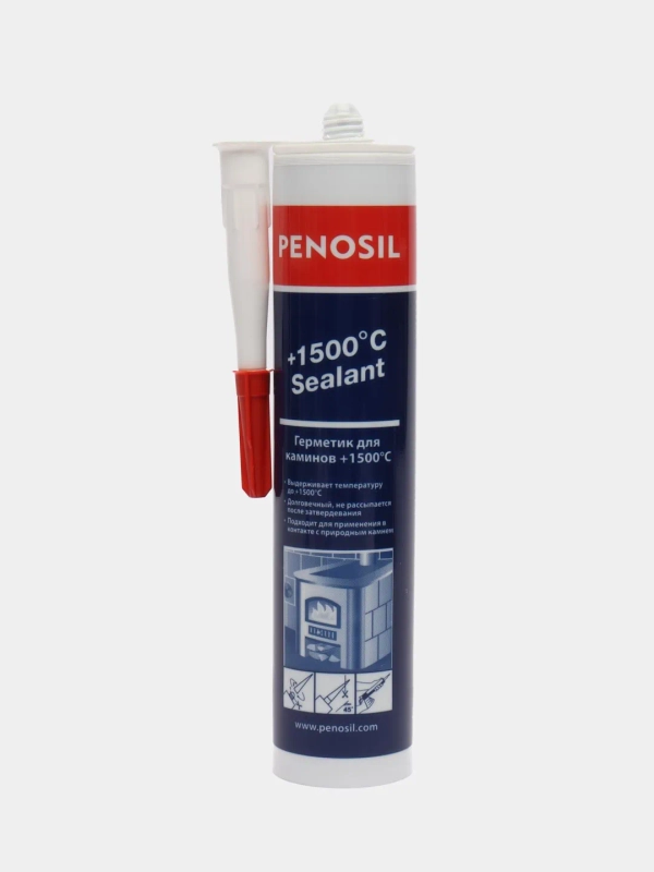 PENOSIL Premium +1500 C Sealant герметик для печей, духовок и каминов, черный, 280 мл