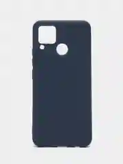 Синий чехол мягкий накладка для Realme C21, C11, C15, C3, C20, 8