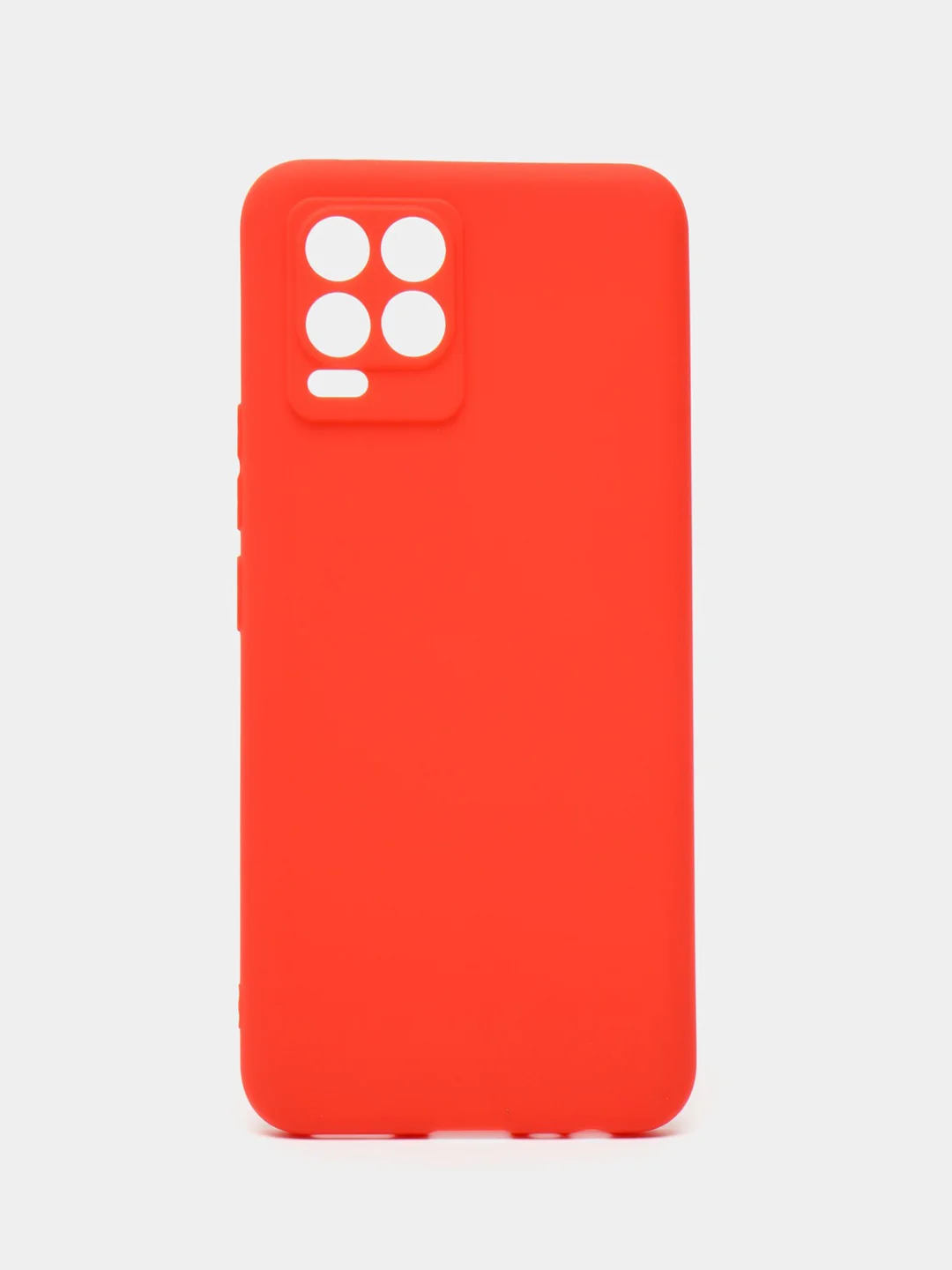 Красный чехол мягкий накладка для Realme C21, C11, C15, C3, C20, 8