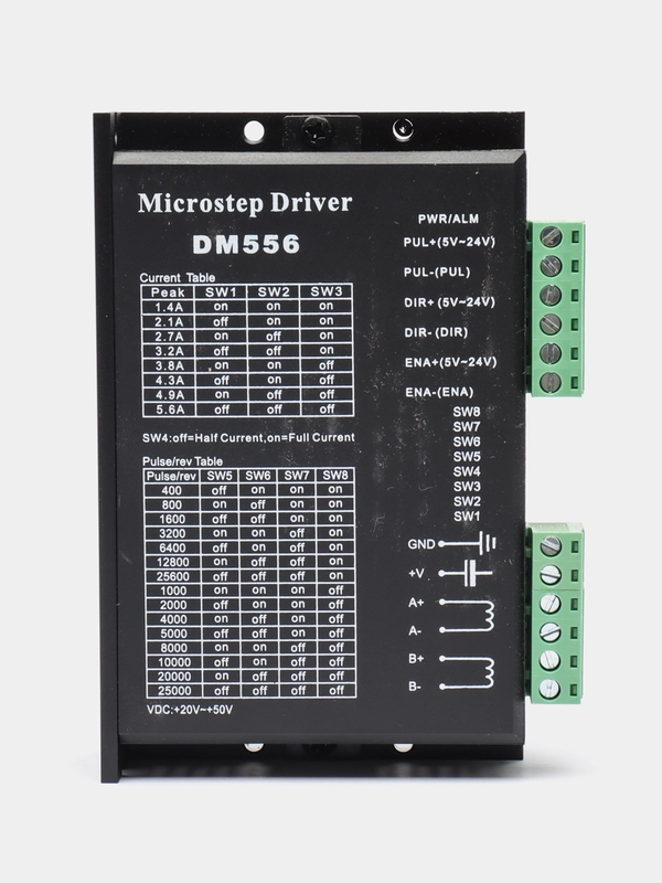 2 шт. Контроллер двигателей на базе DM556, драйвер шагового двигателя, Nema17, Nema23