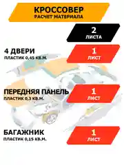 Шумоизоляция JUMBO acoustics 5.0 - уплотнительный материал, 1 шт., D05001R1