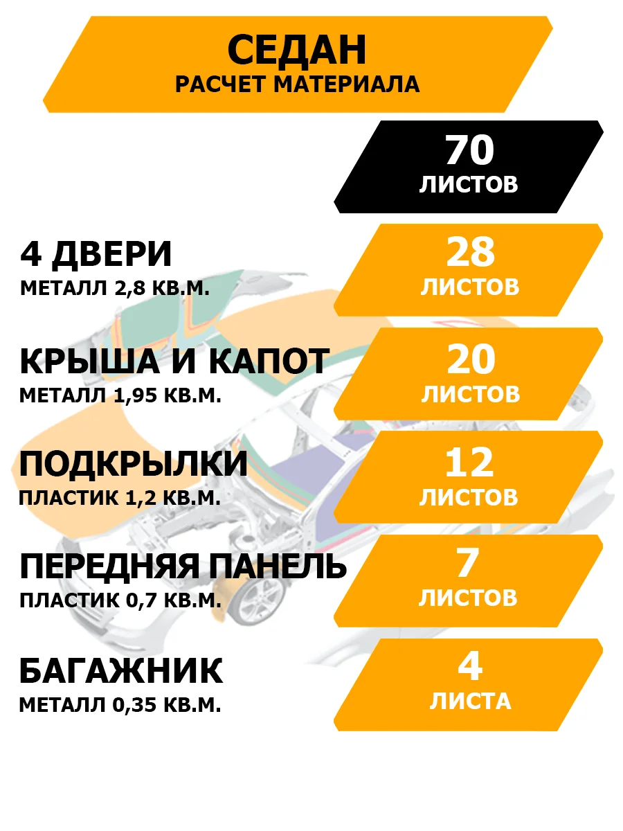 Черный шумоизоляция JUMBO acoustics 2.0 - вибропоглощающий материал, 20 шт., V02020R1