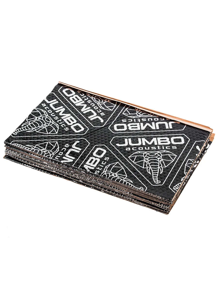 Черный шумоизоляция JUMBO acoustics 2.0 - вибропоглощающий материал, 20 шт., V02020R1