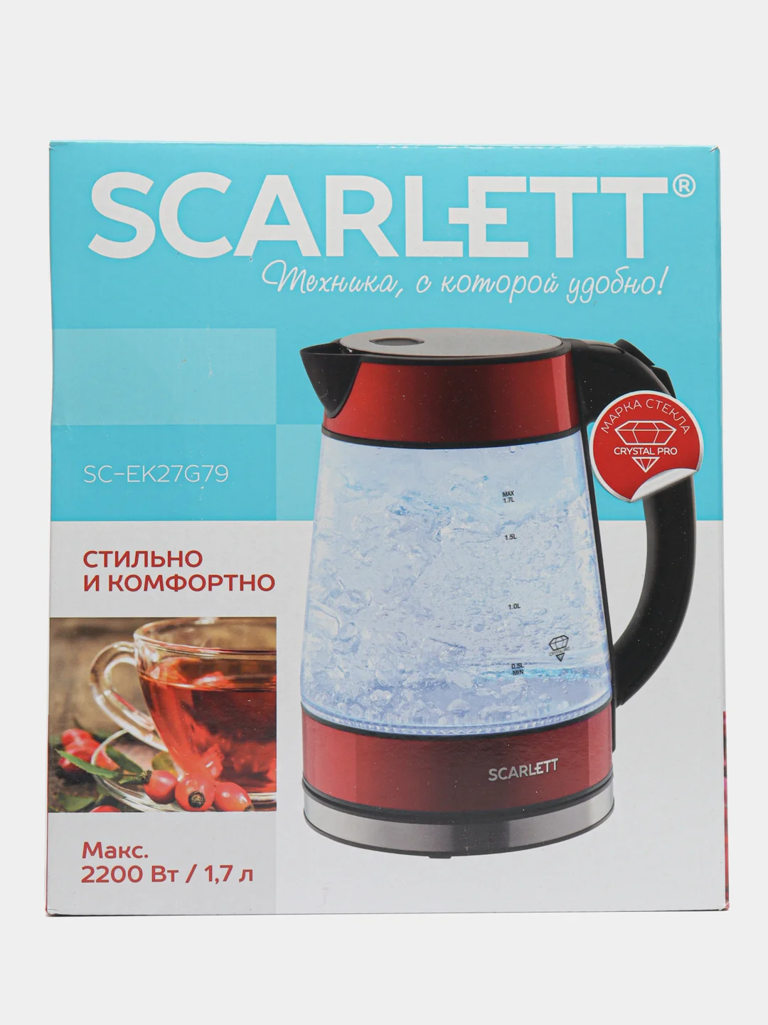 Электрический чайник SCARLETT SC-EK27G79