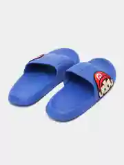Синий шлепанцы женские