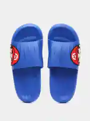 Синий шлепанцы женские