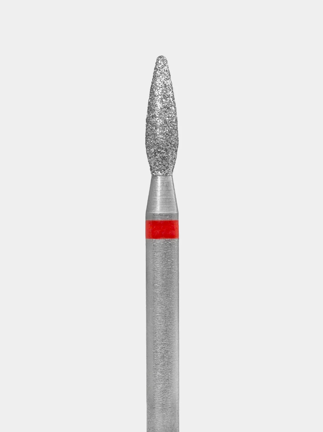 Алмазная фреза Кристалл (пламя острое, каплевидное) D2,3, L080, 856.104.242.080.023, 5 шт