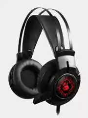 Игровые наушники с микрофоном A4Tech Bloody J437, черный, 1.8 м, мониторные, USB J437