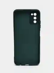 Зеленый чехол Samsung Galaxy A03s силиконовый