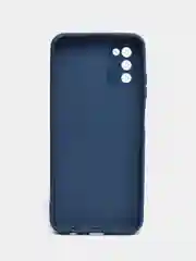 Темно-синий чехол Samsung Galaxy A03s силиконовый