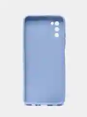 Голубой чехол Samsung Galaxy A03s силиконовый