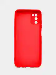 Красный чехол Samsung Galaxy A03s силиконовый
