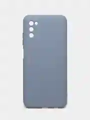 Серый чехол Samsung Galaxy A03s силиконовый