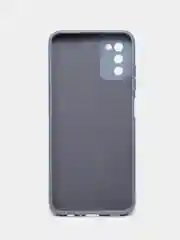 Серый чехол Samsung Galaxy A03s силиконовый
