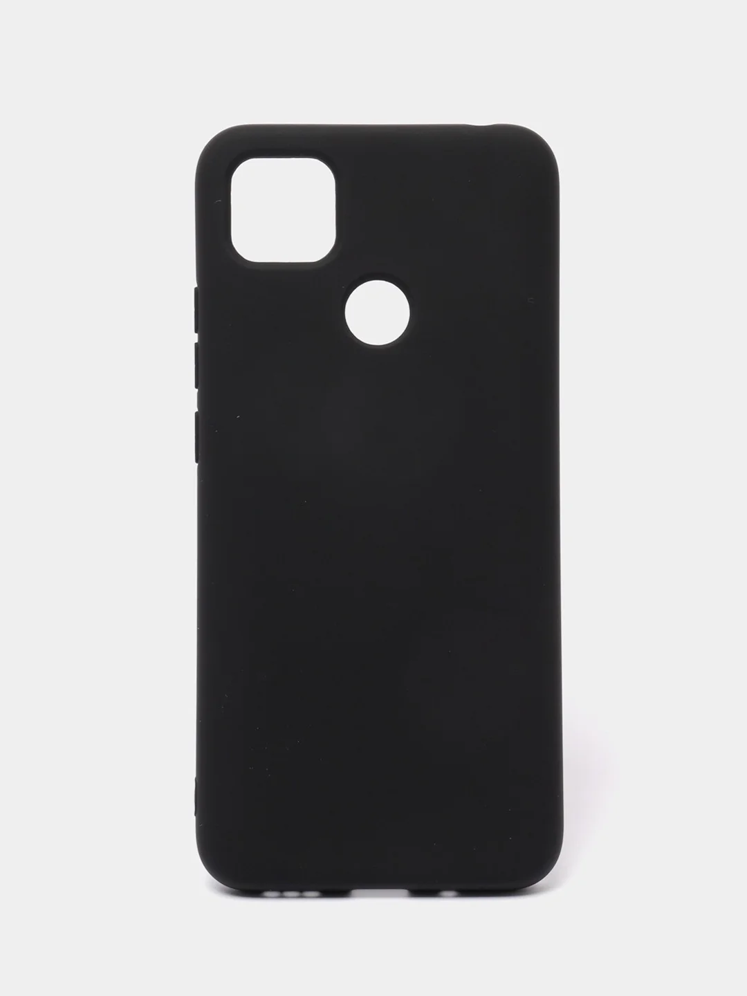 Угольный чехол Silicone Cove Xiaomi Redmi 9C, Redmi 9C NFC, Redmi 10A силиконовый, с закрытым низом