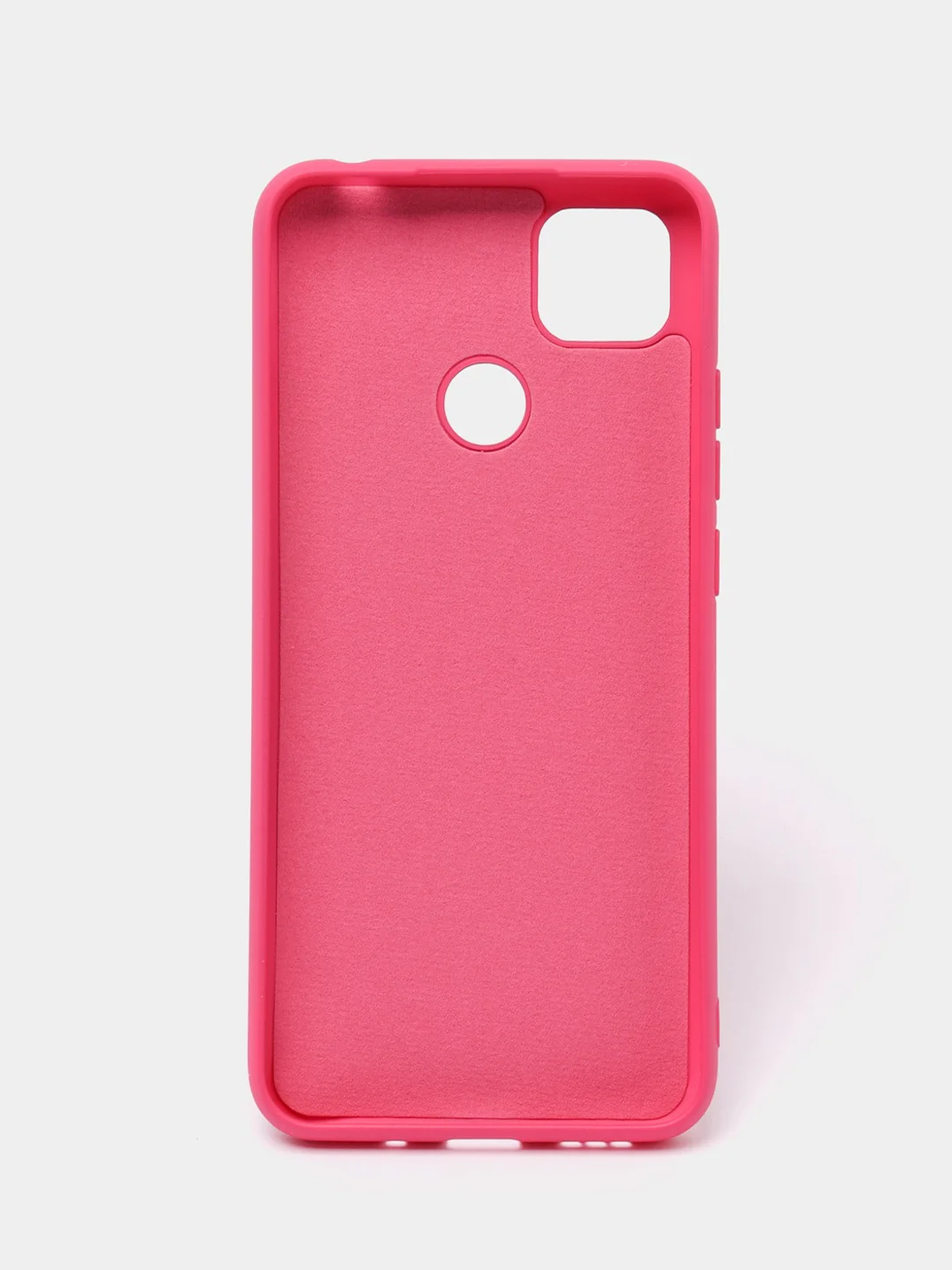 Тёмно-розовый чехол Silicone Cove Xiaomi Redmi 9C, Redmi 9C NFC, Redmi 10A силиконовый, с закрытым низом