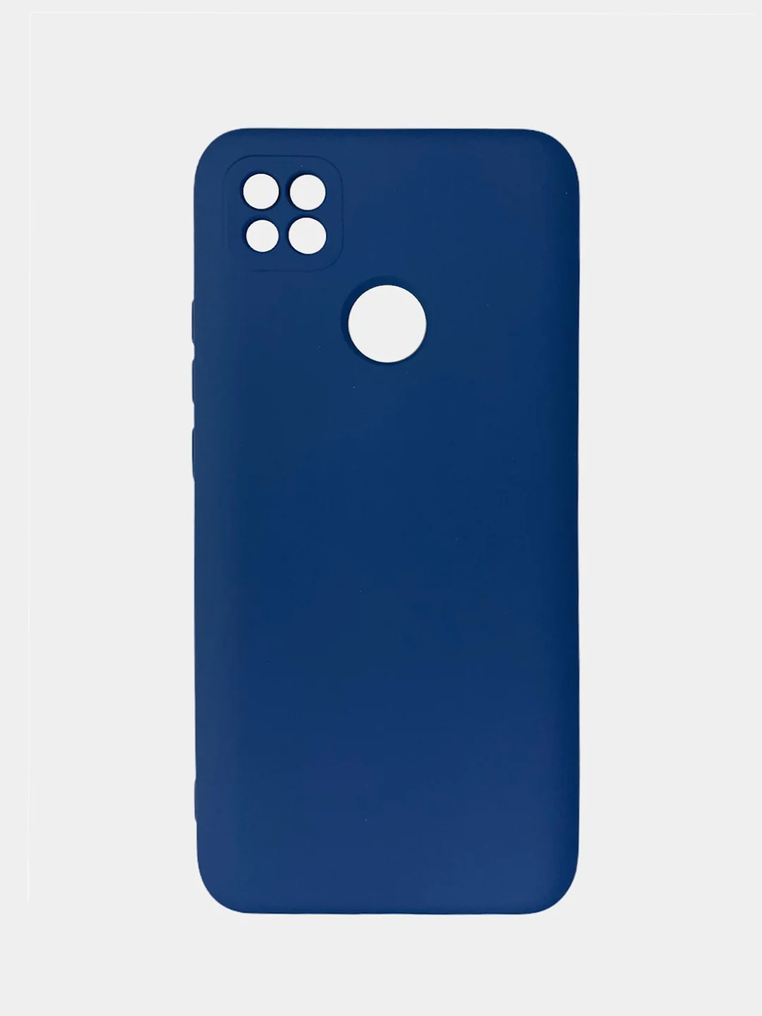 Темно-синий чехол Silicone Cove Xiaomi Redmi 9C, Redmi 9C NFC, Redmi 10A силиконовый, с закрытым низом