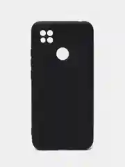 Черный чехол Silicone Cove Xiaomi Redmi 9C, Redmi 9C NFC, Redmi 10A силиконовый, с закрытым низом