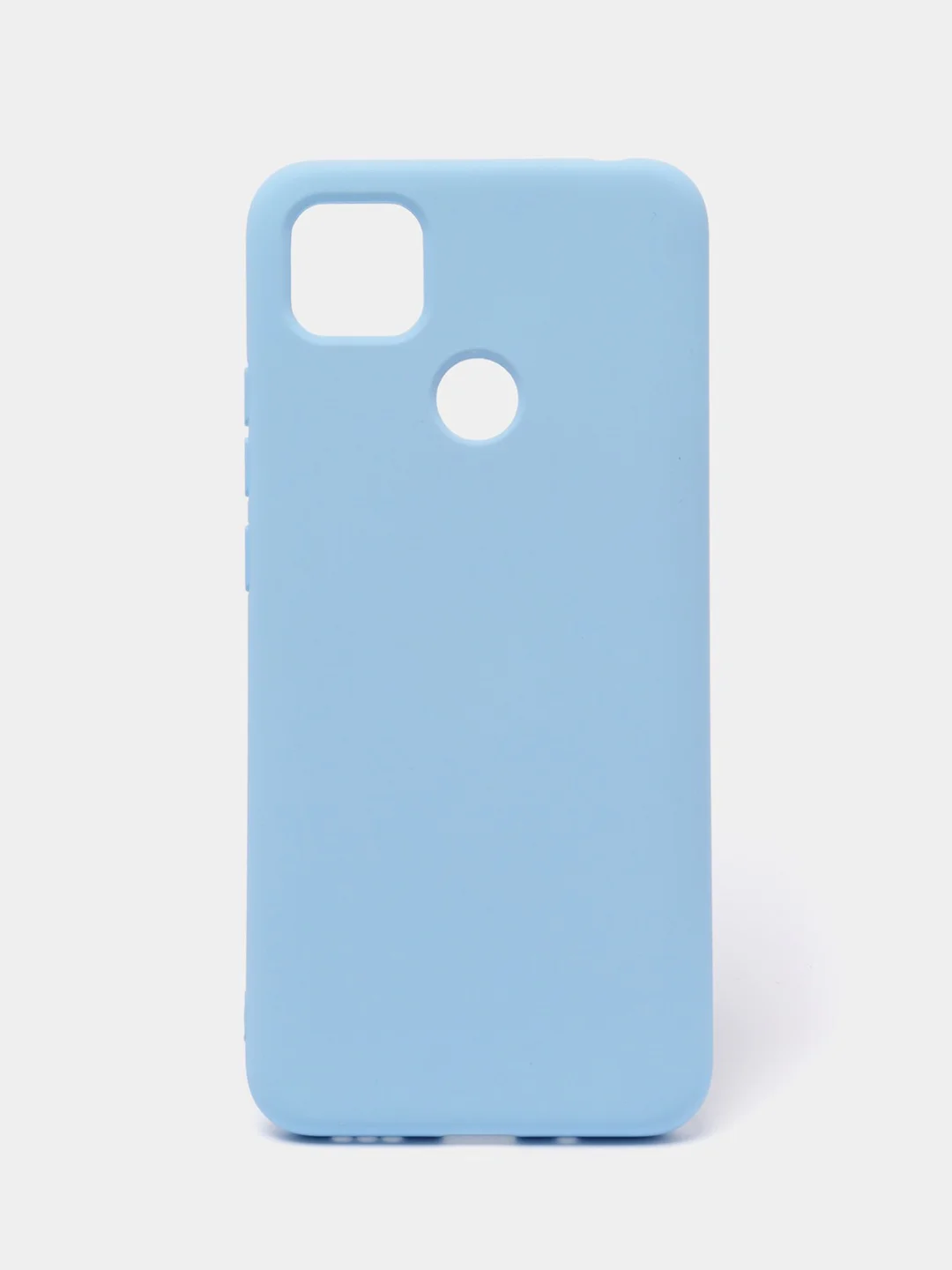 Небесно-голубой чехол Silicone Cove Xiaomi Redmi 9C, Redmi 9C NFC, Redmi 10A силиконовый, с закрытым низом