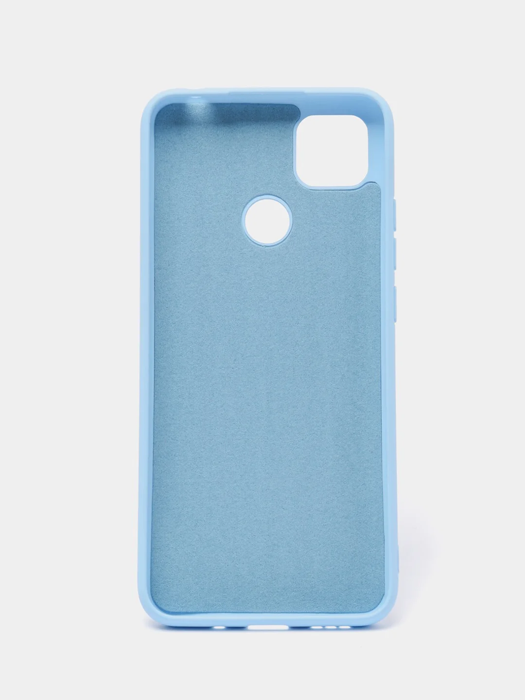 Небесно-голубой чехол Silicone Cove Xiaomi Redmi 9C, Redmi 9C NFC, Redmi 10A силиконовый, с закрытым низом