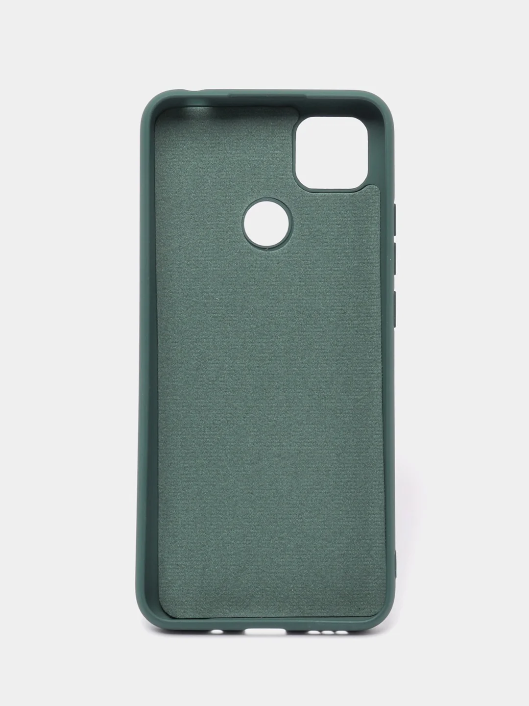 Зеленый чехол Silicone Cove Xiaomi Redmi 9C, Redmi 9C NFC, Redmi 10A силиконовый, с закрытым низом
