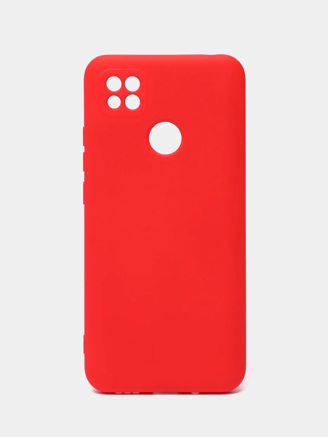 Красный чехол Silicone Cove Xiaomi Redmi 9C, Redmi 9C NFC, Redmi 10A силиконовый, с закрытым низом