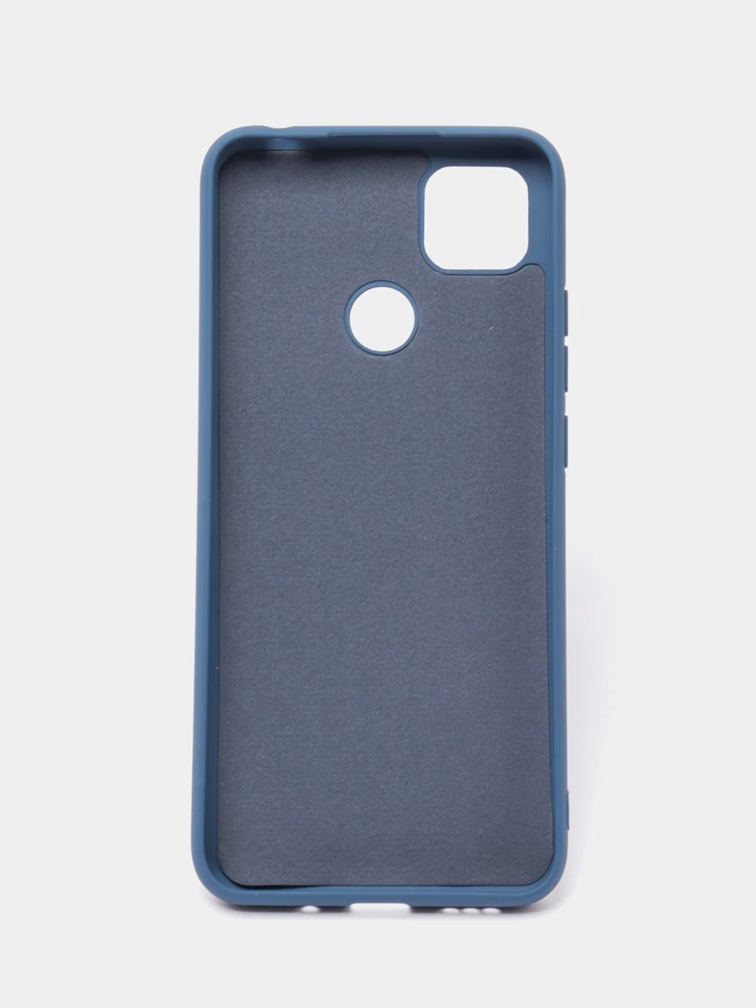 Индиго чехол Silicone Cove Xiaomi Redmi 9C, Redmi 9C NFC, Redmi 10A силиконовый, с закрытым низом