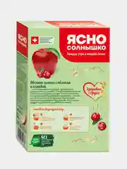 Ясно солнышко Х/О с клюквой и яблоком // кор. 0,300 кг