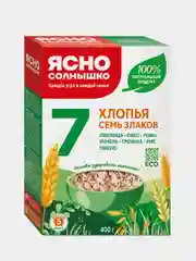 Ясно солнышко Хлопья 7 злаков // кор. 0,400 кг