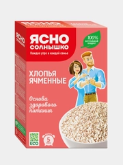 Ясно солнышко Хлопья ячменные (гп) // кор. 0,400 кг