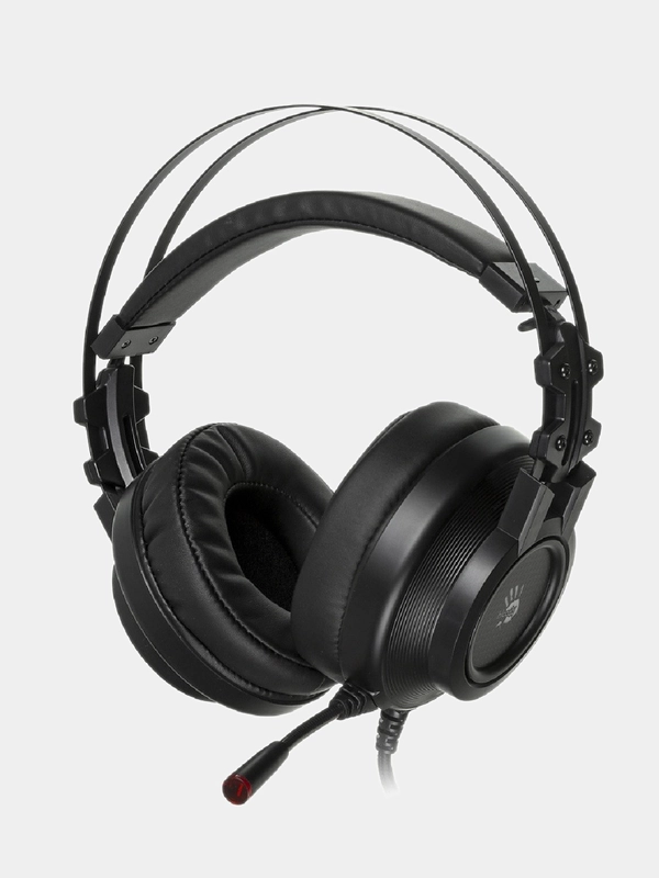 Игровые наушники с микрофоном A4Tech Bloody G525, черные, 2 м, мониторные, G525 BLACK