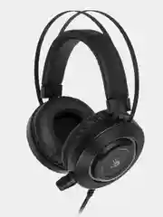 Игровые наушники с микрофоном A4Tech Bloody G521 черный 2.3м мониторные USB (G521 (BLACK))